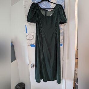 Elegant Dark Green Dress